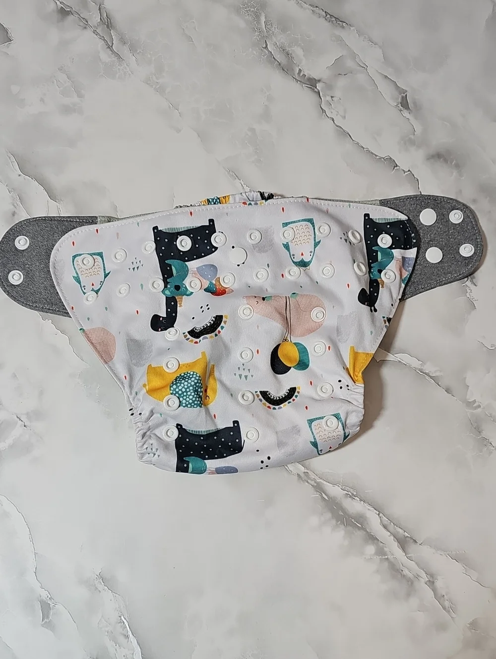 Reusable Pocket Cloth Diaper Adjustable Snaps